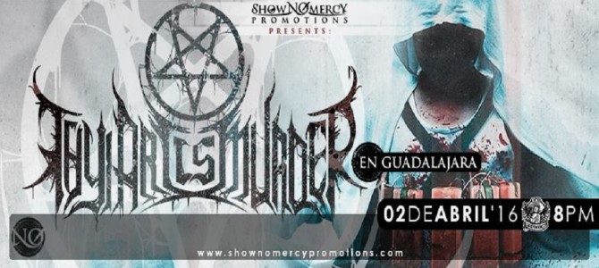 Thy Art Is Murder en Guadalajara, México 2016