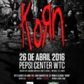 Korn en Distrito Federal, México 2016