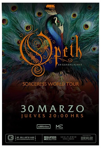 Opeth en Guadalajara, México 2017