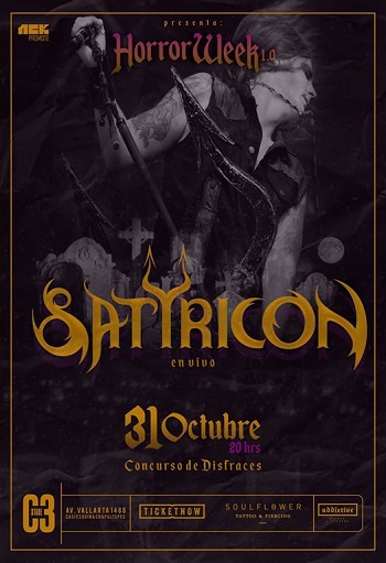 Satyricon en Guadalajara, México 2017